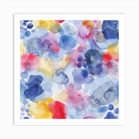 Watercolor Flowers 24 Art Print