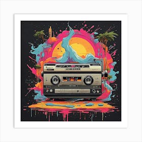 Cassette Tape Art Print