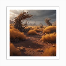 Desert Landscape 1 Art Print