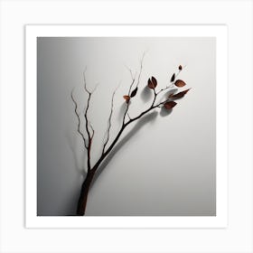 Wooden Branch Art Print