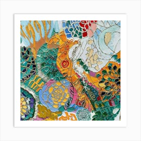 Mosaic Art Art Print