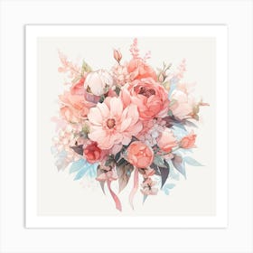 Blossoms in Time's Ballet Art Print