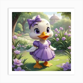 Dainty Duckling Art Print