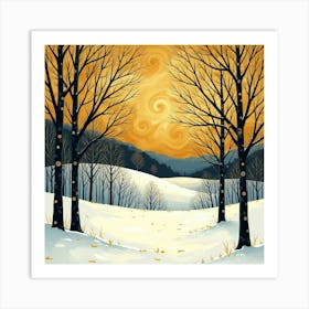 Winter Landscape 1 Art Print