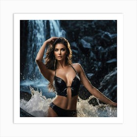 Beautiful Woman In Bikini ghh Art Print