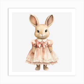 Bunny In A Dress 2 Art Print