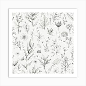 Botanicals 1 Art Print