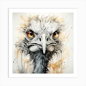 Ostrich 6 Art Print