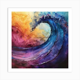 Ocean Wave Art Print