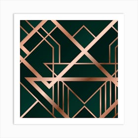 Art Deco Pattern 11 Art Print