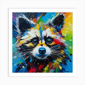 rocket racoon Art Print