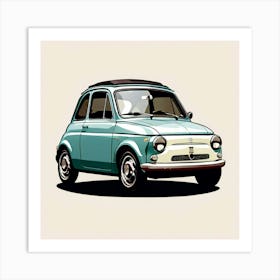 Fiat 500 Art Print