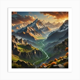 Hunza Art Print