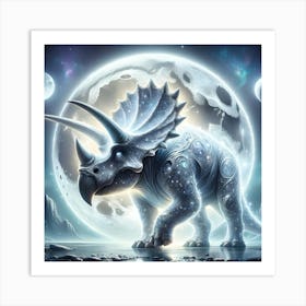 Triceratops Art Print