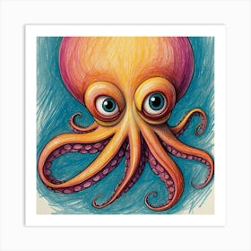 Octopus 99 Art Print