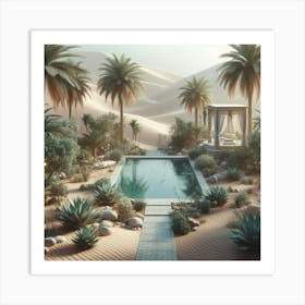 Desert Landscape 4 Art Print