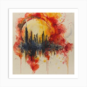 Cityscape 42 Art Print