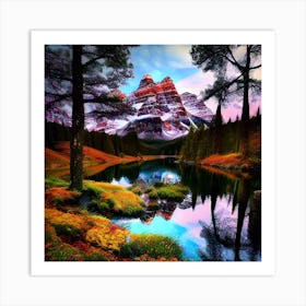 Mountain Lake 7 Art Print