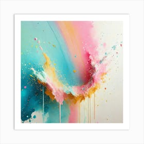 Splash Of Excitement Art Print