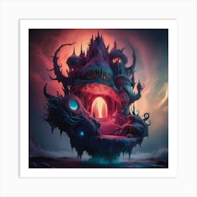 Castle Of Abyss Art Print