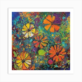 Flower Abstract Art Print