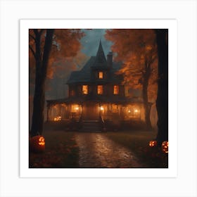 Haunted House 4 Art Print