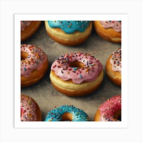 Donuts Art Print