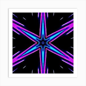 Abstract Star Poster