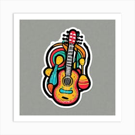 Guitar Art Print