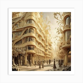 'Barcelona' Art Print