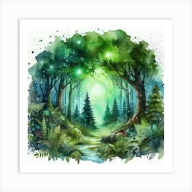 Fairy Forest 6 Art Print