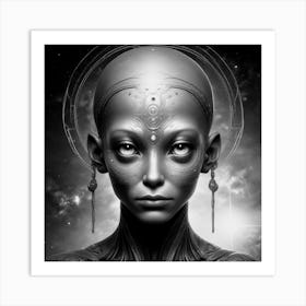 Alien Woman Art Print