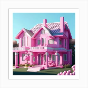 Barbie Dream House (843) Art Print