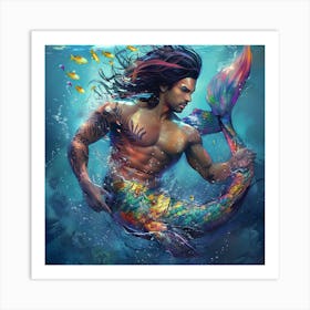 Mystical Mermaid Art Print