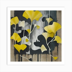 Ginkgo Leaves 4 Art Print