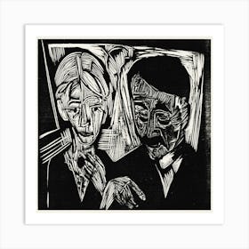 Man And A Woman 2 Art Print