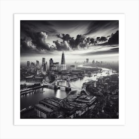 London Skyline 2 Art Print