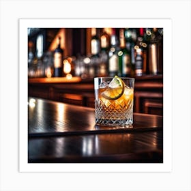 Cocktail On A Bar 4 Art Print