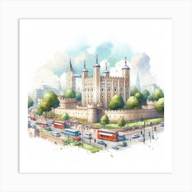 Tower of London 2 Art Print