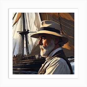 Sailor On A Ship Art Print