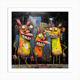 Creatures Art Print