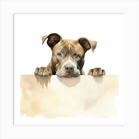 Staffordshire Bull Terrier Dog 2 Art Print