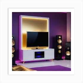 Beautiful TV set Art Print