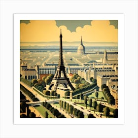 Vintage Paris Art Print