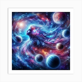 Nebula paintings art print 2 Art Print