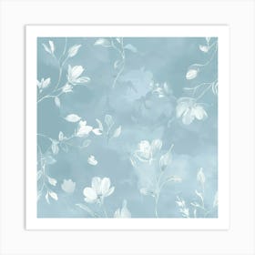 Floral Wallpaper 2 Art Print