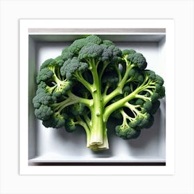 Broccoli In A Box Art Print