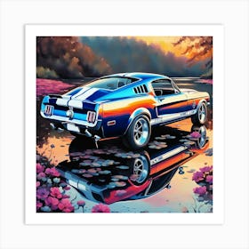 Ford Mustang 10 Art Print