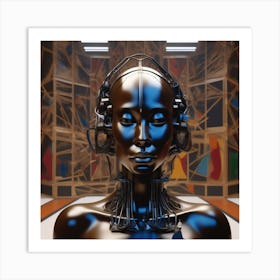 Robot Woman 60 Art Print