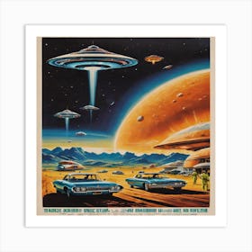 Aliens From Outer Space Art Print